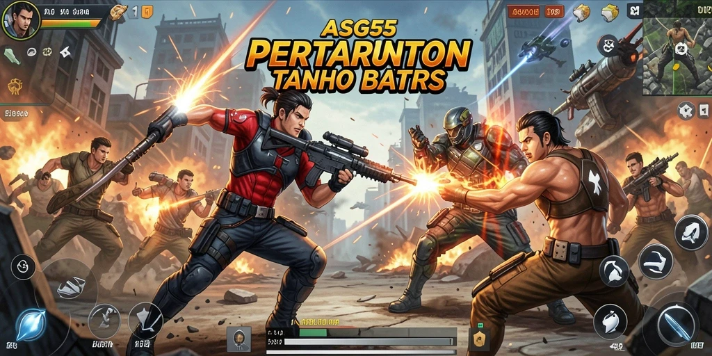 Tampilan gameplay ASG55 yang penuh aksi dan ketegangan.