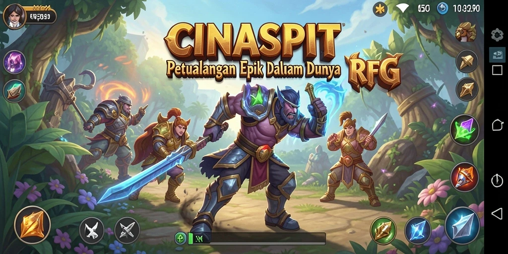 Gameplay seru dalam CINASIPIT dengan strategi pertempuran yang mendalam.