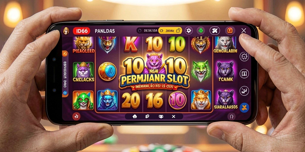 Tampilan gameplay menarik dari ID66 dengan desain slot yang memukau.