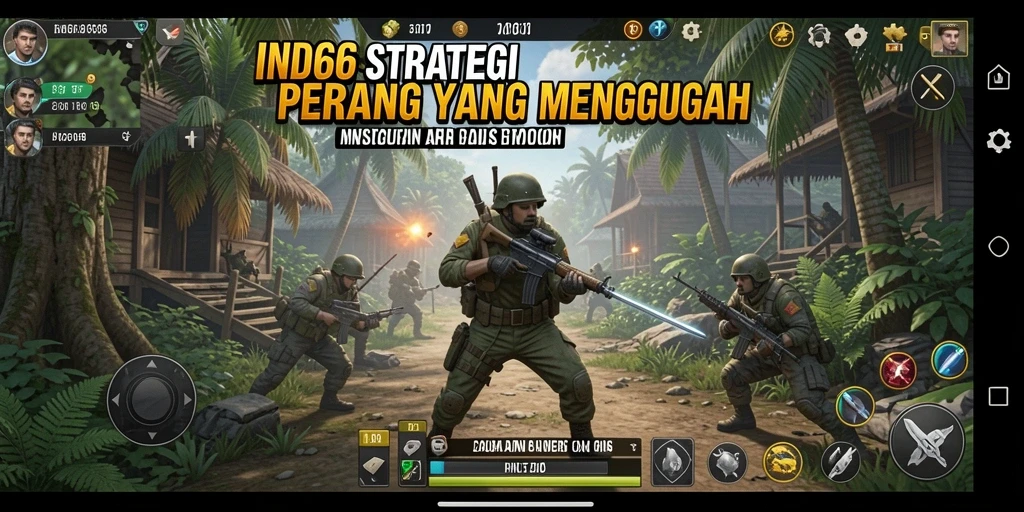 Tampilan menarik dari gameplay strategi IND666 yang memikat
