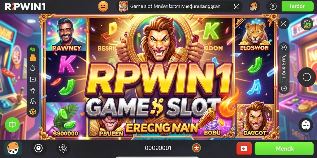 Screenshot gameplay RPWIN1 menampilkan keseruan dan warna-warni yang memikat di game Slot.