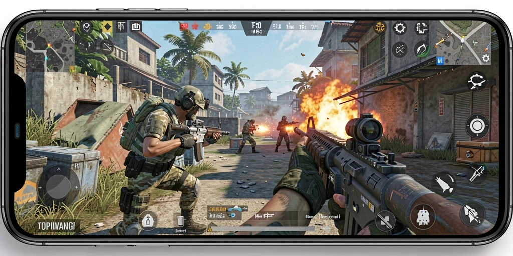 Gameplay seru dan menegangkan di TOPIWANGI.